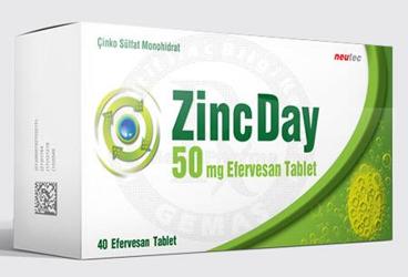 ZINCODAY 50 MG 40 EFERVESAN TABLET