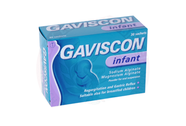 GAVISCON INFANT 225 MG / 87,5 MG ORAL COZELTI ICIN TOZ ICEREN SASE (30 SASE)