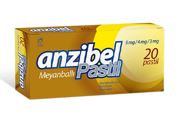 ANZIBEL 5 MG / 4 MG / 3 MG MEYANBALLI  20 PASTIL