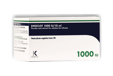 EMOCLOT DI FAKTOR VIII 1000 IU 1 FLAKON