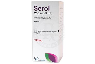 SEROL 250 MG/5 ML ORAL SUSPANSIYON ICIN KURU TOZ 100 ML