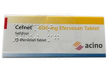 CEFNET 600 MG 10 EFERVESAN TABLET