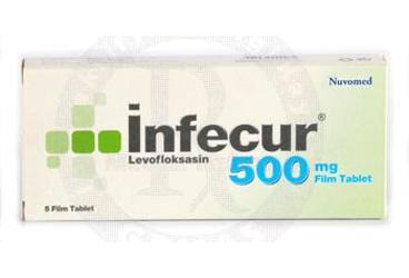INFECUR 500 MG 5 FILM TABLET