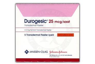 DUROGESIC 25 MCG/SAAT 5 TRANSDERMAL FLASTER
