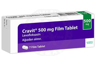 CRAVIT 500 MG 7 FILM TABLET