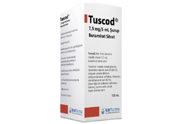 TUSCOD 7,5 MG/5 ML SURUP 100 ML