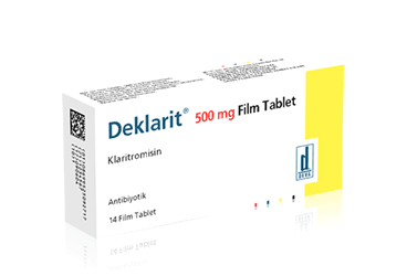 DEKLARIT 500 MG 14  FILM TABLET