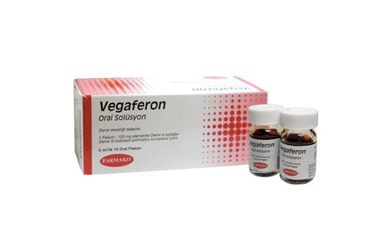 VEGAFERON 100 MG/5 ML ORAL COZELTI ( 20 FLAKON)