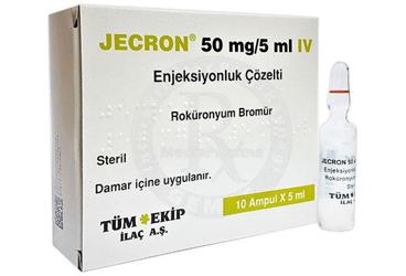 JECRON 50 MG/5 ML IV ENJEKSIYONLUK COZELTI (10 AMPUL)