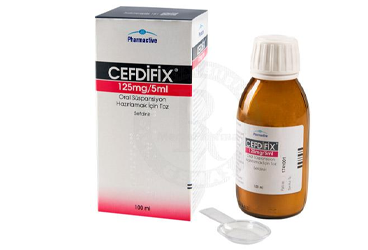 CEFDIFIX 125 MG/5 ML ORAL SUSPANSIYON HAZIRLAMAK ICIN TOZ (100 ML)