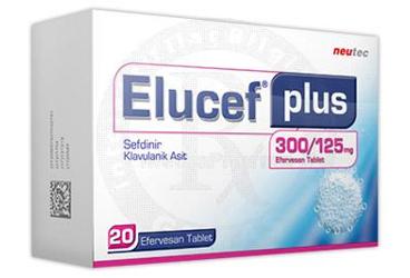 ELUCEF PLUS 300/125 MG 20 EFERVESAN TABLET