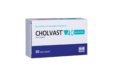 CHOLVAST 40 MG 90 FILM TABLET