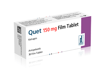 QUET 150 MG 30 FILM TABLET