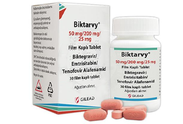 BIKTARVY 50 MG/200 MG/25 MG FILM KAPLI TABLET (30 TABLET)