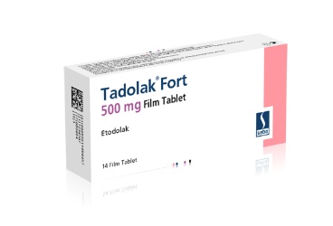 TADOLAK FORT 500 MG 14 FILM TABLET