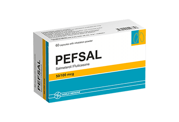 PEFSAL 50 MCG/ 100 MCG INHALER 60 KAPSUL