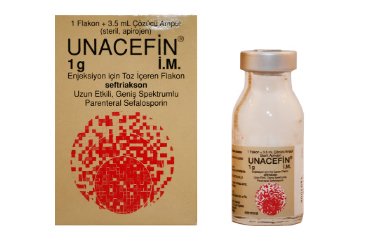 UNACEFIN IM 1 GR 1 FLAKON