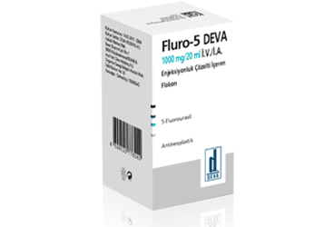 FLURO-5 DEVA 1000 MG/20 ML IV/IA ENJEKSIYONLUK COZELTI ICEREN FLAKON