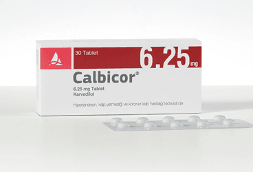 CALBICOR 6,25 MG 30 TABLET