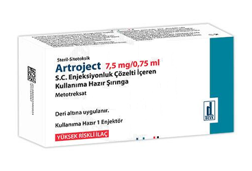 ARTROJECT 7,5 MG/0,75 ML S.C. ENJEKSIYONLUK COZELTI ICEREN KULLANIMA HAZIR SIRINGA (1 ADET)