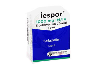 IESPOR 1000 MG IM/IV ENJEKSIYONLUK COZELTI TOZU