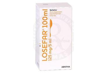 LOSEFAR 125 MG 100 ML SUSPANSIYON