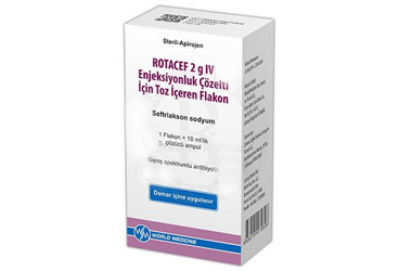 ROTACEF 2 GR I.V.ENJEKSIYON ICIN TOZ ICEREN FLAKON