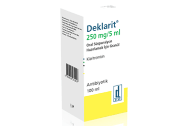 DEKLARIT 250MG/5ML ORAL SUSPANSIYON HAZIRLAMAK ICIN GRANUL (100 ML)