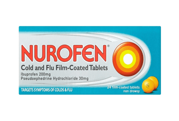 NUROFEN COLD & FLU 200 MG/30 MG FILM KAPLI TABLET(24 TABLET)