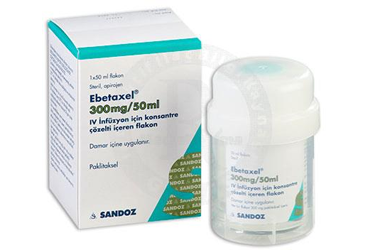 EBETAXEL 300 MG/50 ML IV INFUZYON ICIN KONSANTRE COZELTI ICEREN 1 FLAKON