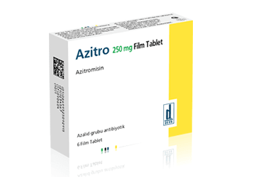 AZITRO 250 MG 6 FILM TABLET