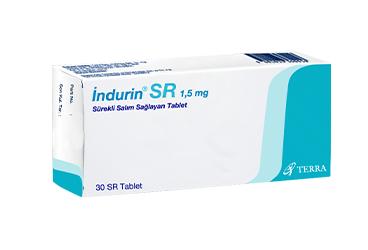 INDURIN SR 1,5 MG SUREKLI SALIM SAGLAYAN 30 FILM KAPLI TABLET
