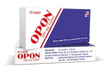 OPON 500 MG 20 TABLET