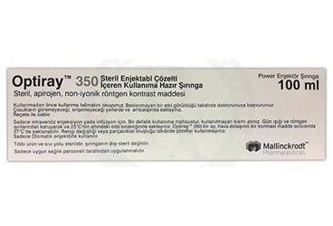 OPTIRAY 350 STERIL APIROJEN (741MG/ML) 50ML ENJ. INF.SOL. CAM SISE