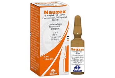 NAUZEX 8 MG/4 ML IV ENJ. COZ. ICEREN AMPUL