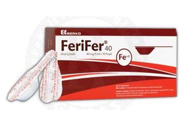 FERIFER-40 ORAL COZELTI 40 MG/5 ML 10 KASIK