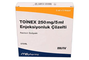 TOINEX 250 MG/5 ML ENJEKSIYONLUK COZELTI (5 AMPUL)