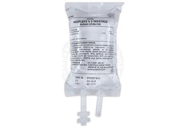 NEOFLEKS %5 DEKSTROZ SUDAKI COZELTISI  500 ML PP TORBA SETLI
