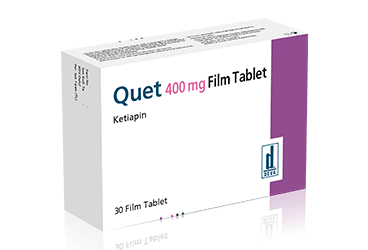 QUET 400 MG 30 FILM TABLET