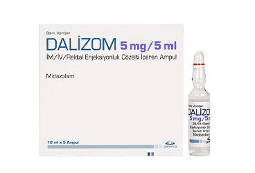 DALIZOM 5 MG/5 ML IM/IV/REKTAL ENJEKSIYONLUK/INFUZYONLUK COZELTI (10 AMPUL)