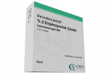 VEINDOCANOL %2 ENJEKSIYONLUK COZELTI