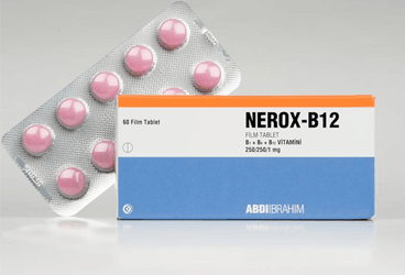 NEROX-B12 250 MG / 250 MG / 1 MG 30 FILM TABLET