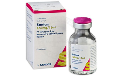 SANTAX 160 MG/16 ML IV INFUZYON ICIN KONSANTRE COZELTI IVEREN FLAKON