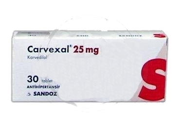 CARVEXAL 25 MG 30 TABLET