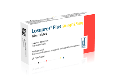 LOSAPRES PLUS 50/12,5 MG 28 FILM TABLET