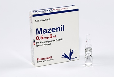 MAZENIL 0,50 MG/5 ML IV ENJ. ICIN COZ. ICEREN 5 AMPUL