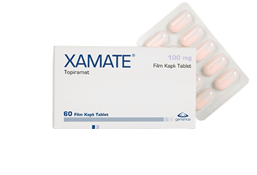 XAMATE 100 MG 60 FILM KAPLI TABLET