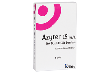 AZYTER 15 MG/G TEK DOZLUK GOZ DAMLASI 6 FLAKON