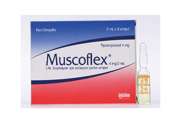 MUSCOFLEX 4 MG/2 ML I.M.ENJEKSIYONLUK COZELTI ICEREN AMPUL (6 AMPUL)
