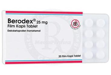 BERODEX 25 MG FİLM KAPLI TABLET (20 TABLET)